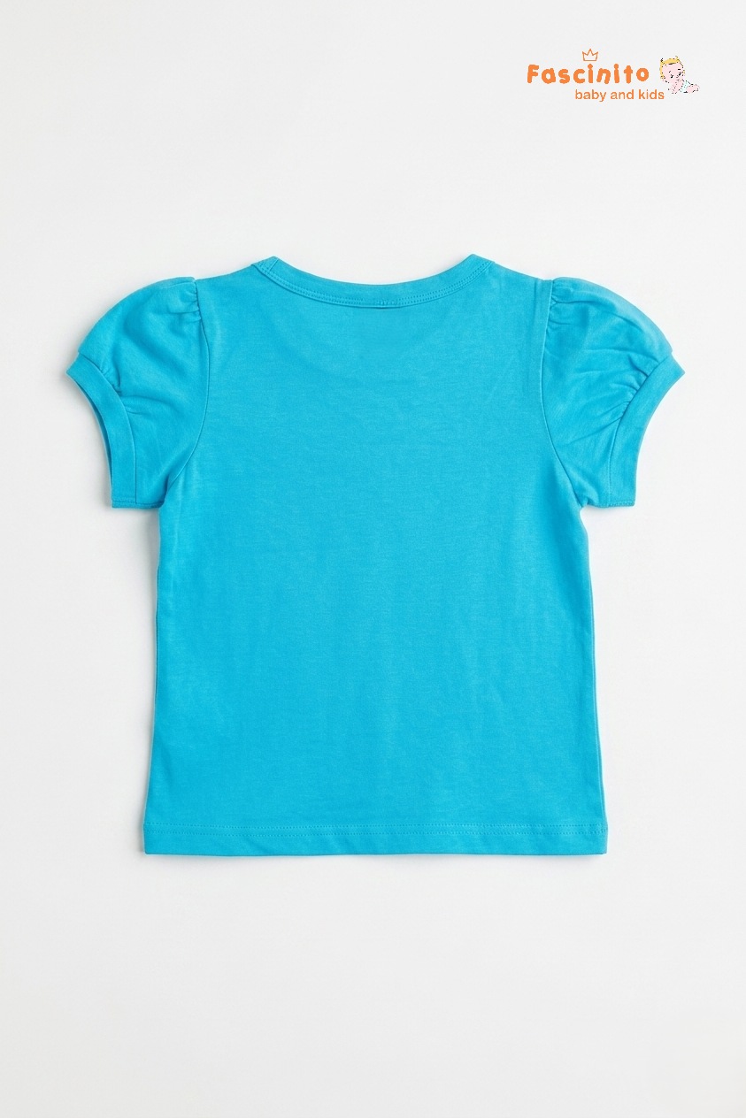 Girls Shorts – Blue Cotton Casual Shorts
