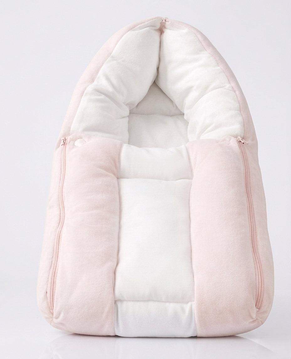 Baby Carrier Soft Velour Ergonomic Infant Carrier – Pink