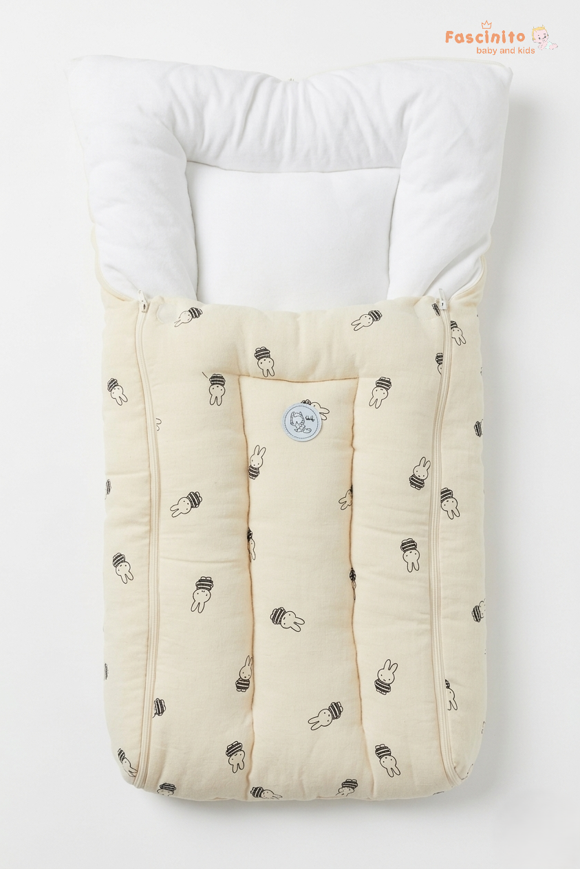 Baby Carrier – Organic Muslin Cotton Ergonomic Carrier (Light Yellow)