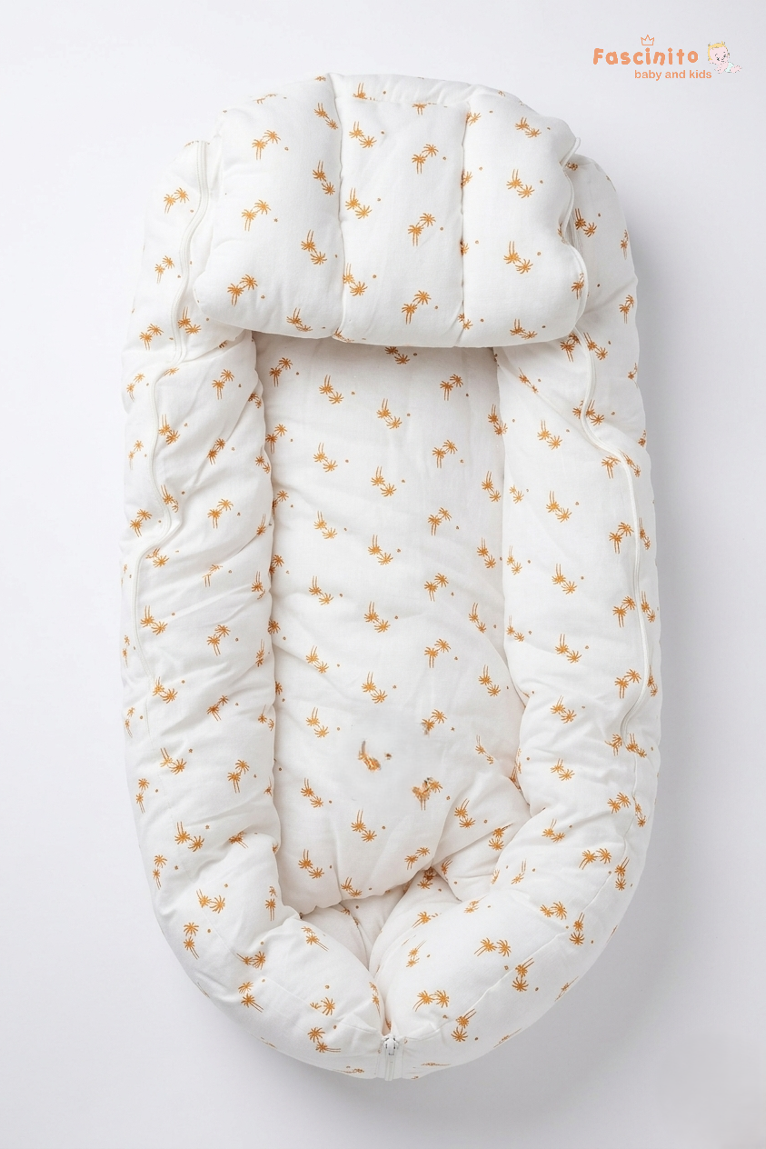 Baby Carrier – Organic Muslin Cotton Ergonomic Carrier (White)
