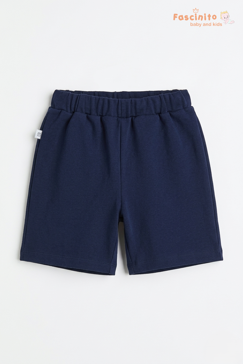 Boys Cotton Twill Shorts – Navy Blue Casual Kids Shorts