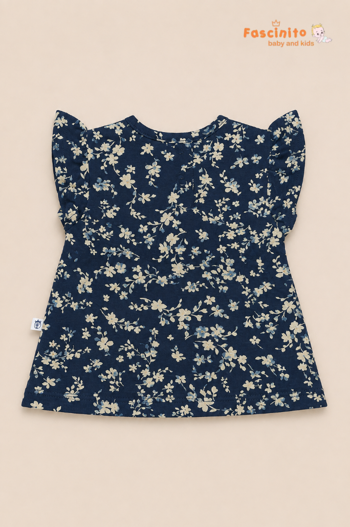 Navy Blue Floral