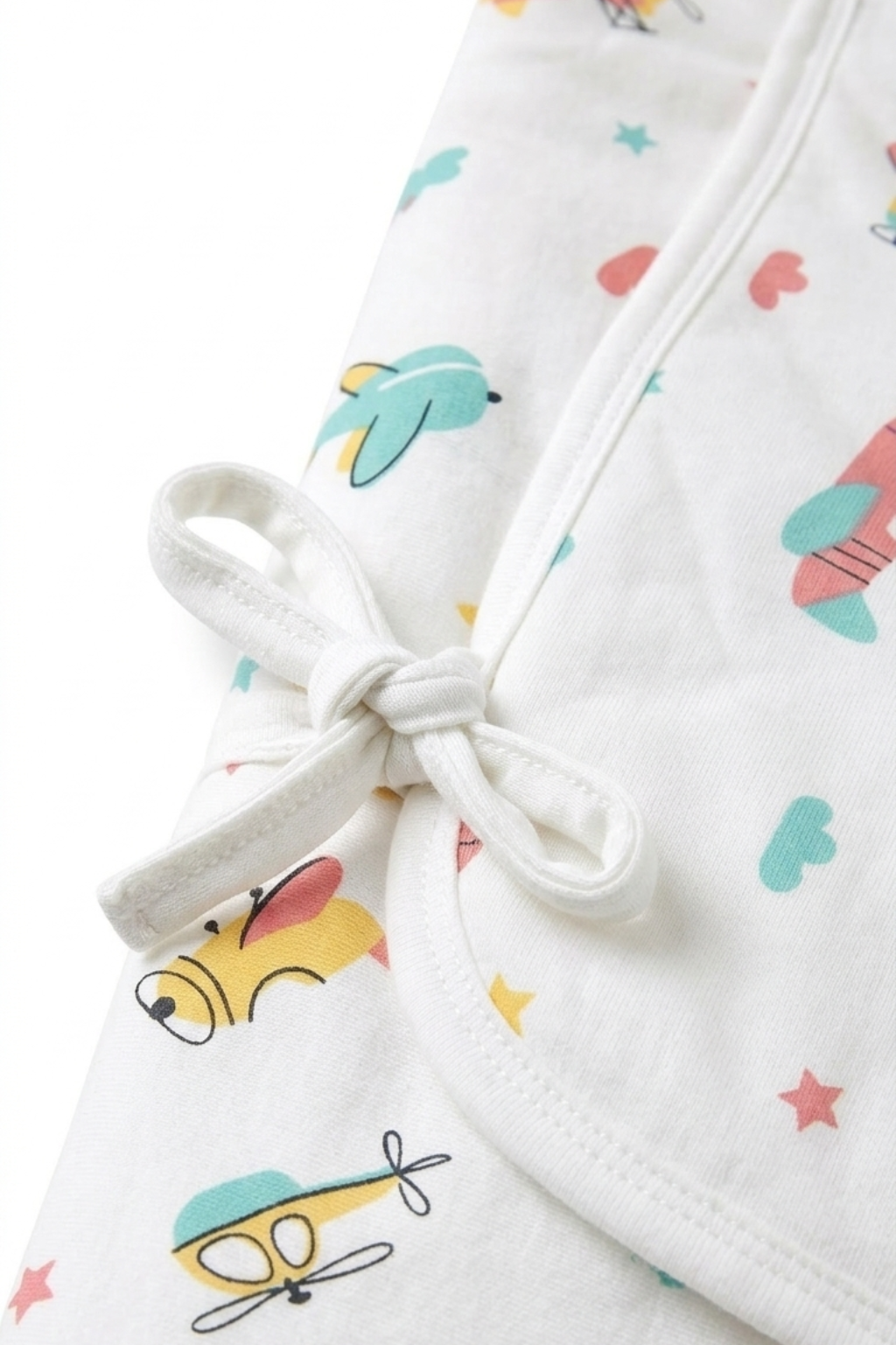 Baby Hooded Wrapper Organic Cotton Baby Blanket – White