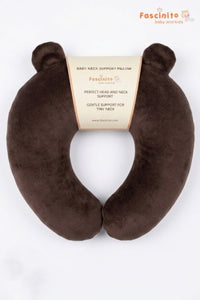 Brono Bear Neck Pillow - Brown