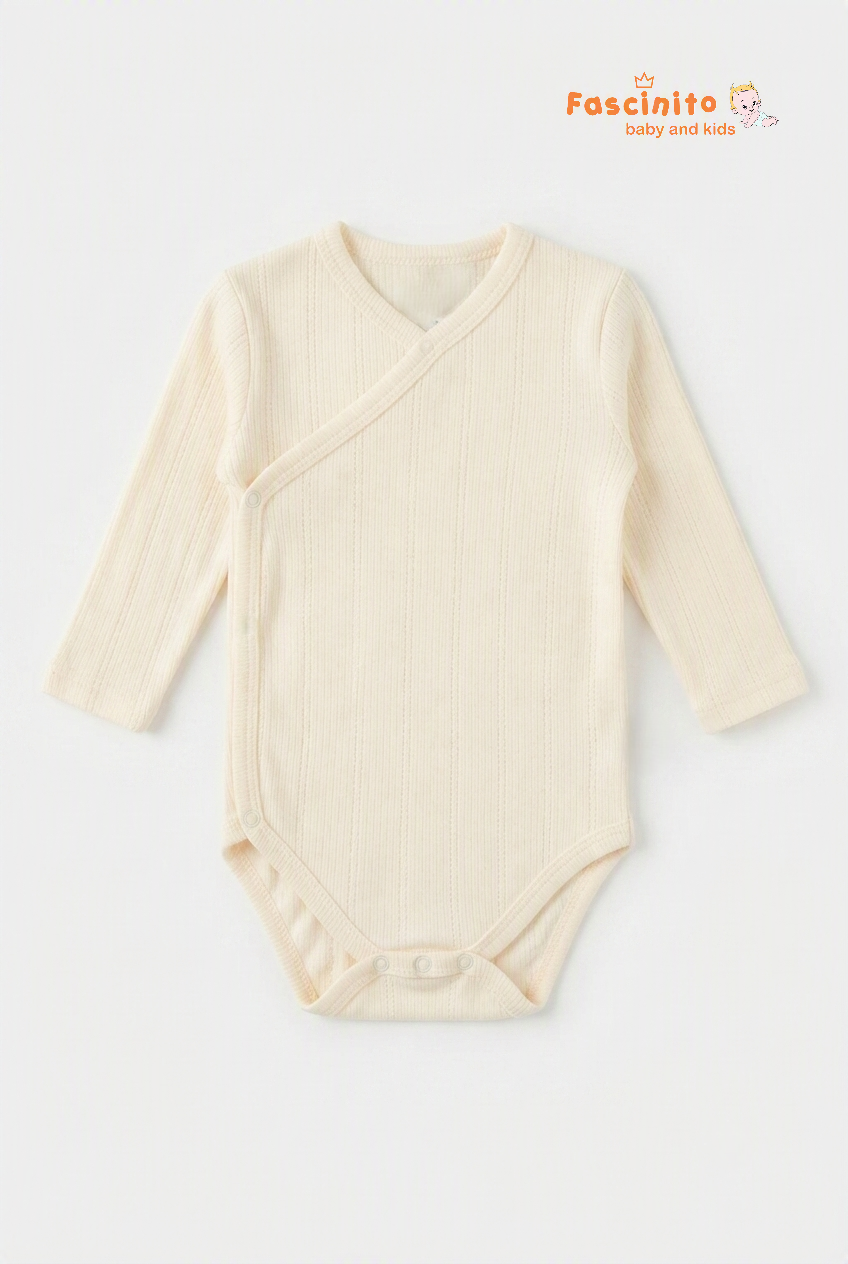 Bug Pastle Wrapover - Cream Light Blue & Light Green