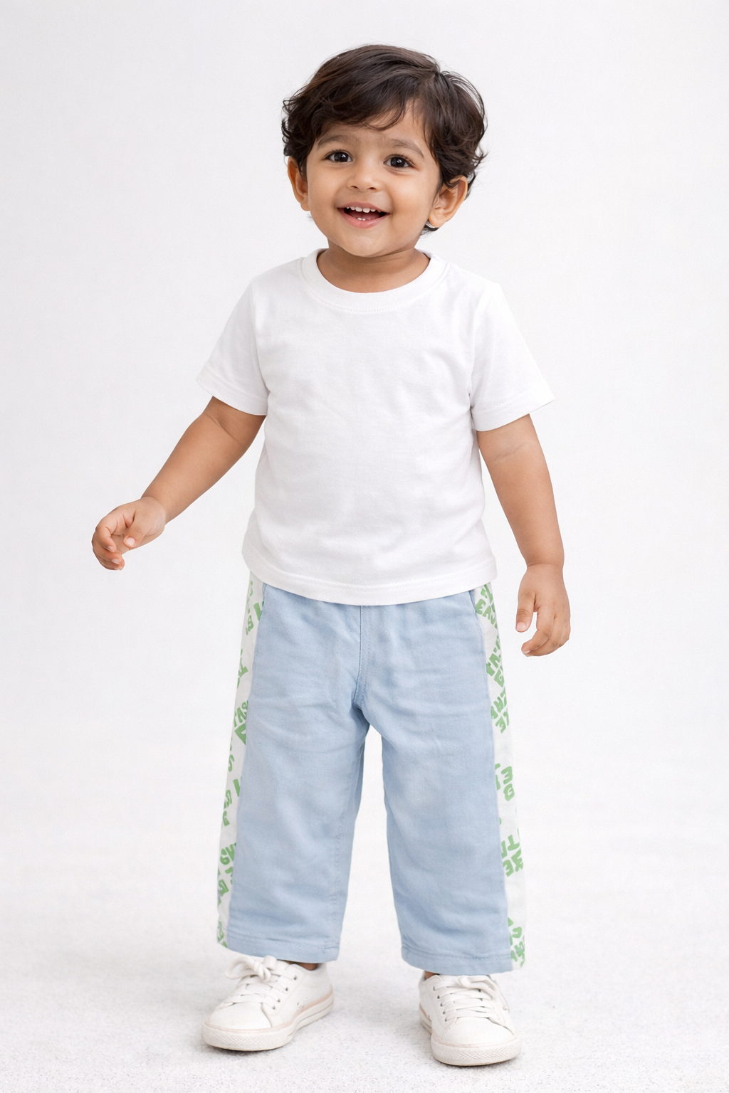 Boys Active Play Blue Cotton Pants