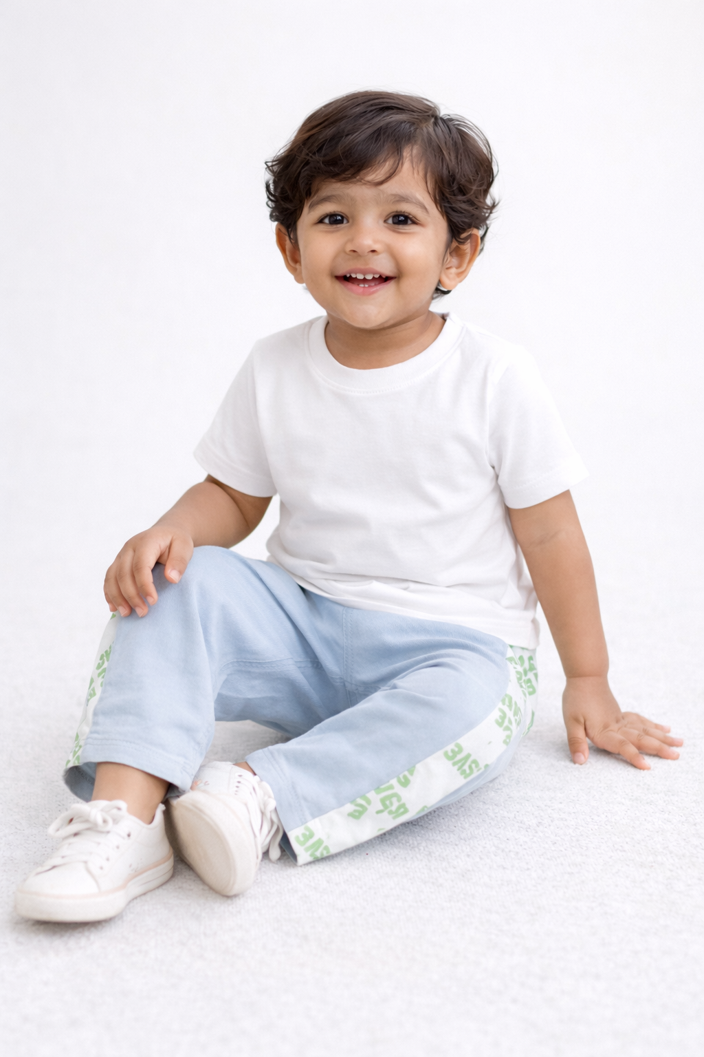 Boys Active Play Blue Cotton Pants