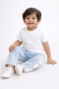 Boys Active Play Blue Cotton Pants