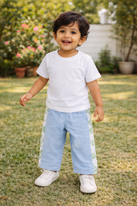 Boys Active Play Blue Cotton Pants