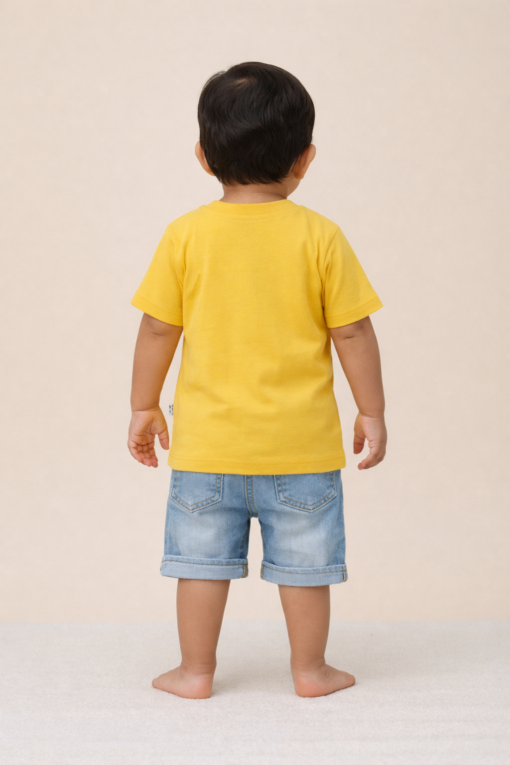 Boys Yellow Future CEO Graphic Cotton T-Shirt
