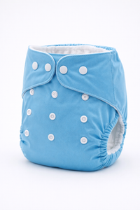 Adjustable Cloth Diaper Reusable Waterproof Baby Diaper – Blue