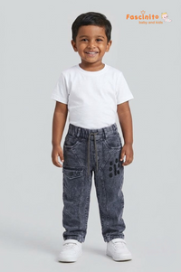 Denim - Vintage Charcoal Acid-Wash