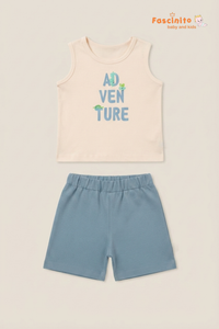Dusty Blue & Cream Adventure