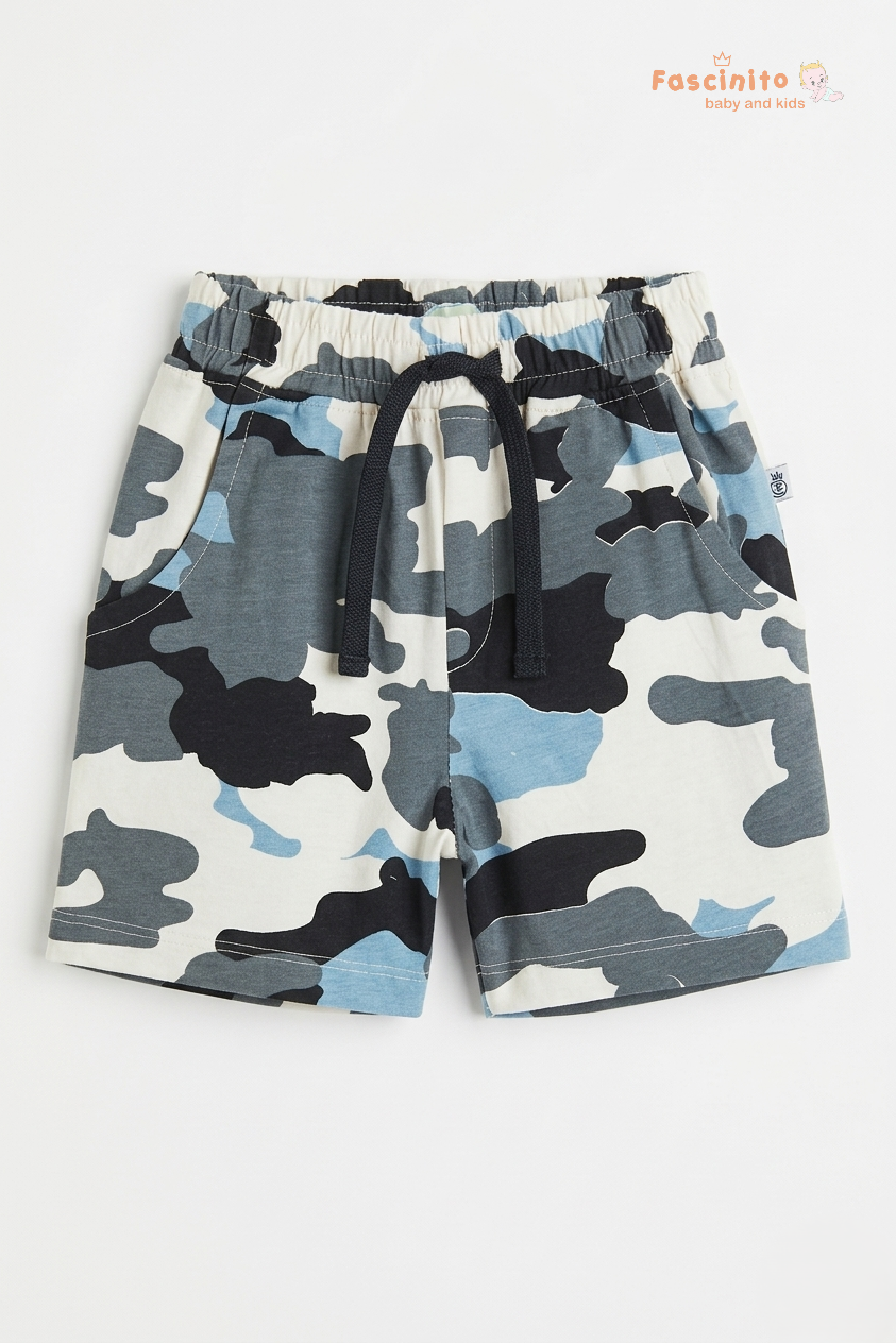Boys Cotton Shorts – Military Camouflage Casual Shorts