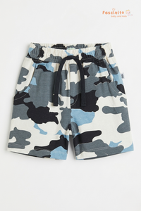 Boys Cotton Shorts – Military Camouflage Casual Shorts