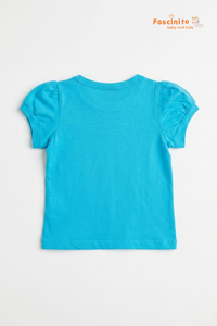 Girls Shorts – Blue Cotton Casual Shorts