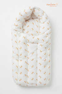 Baby Carrier – Organic Muslin Cotton Ergonomic Carrier (White)