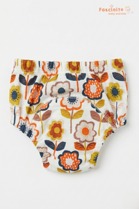 Baby Diaper Brief – Reusable Cotton Diaper Cover (Floral)