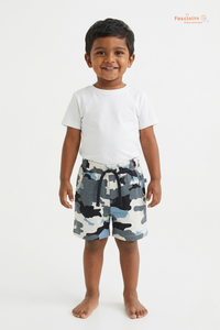 Boys Cotton Shorts – Military Camouflage Casual Shorts
