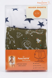 Baby Boxer Shorts 3PCS Pack – Soft Cotton Printed Kids Shorts