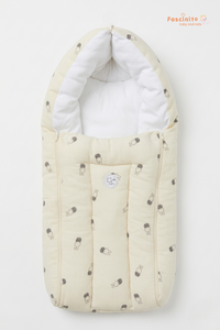 Baby Carrier – Organic Muslin Cotton Ergonomic Carrier (Light Yellow)