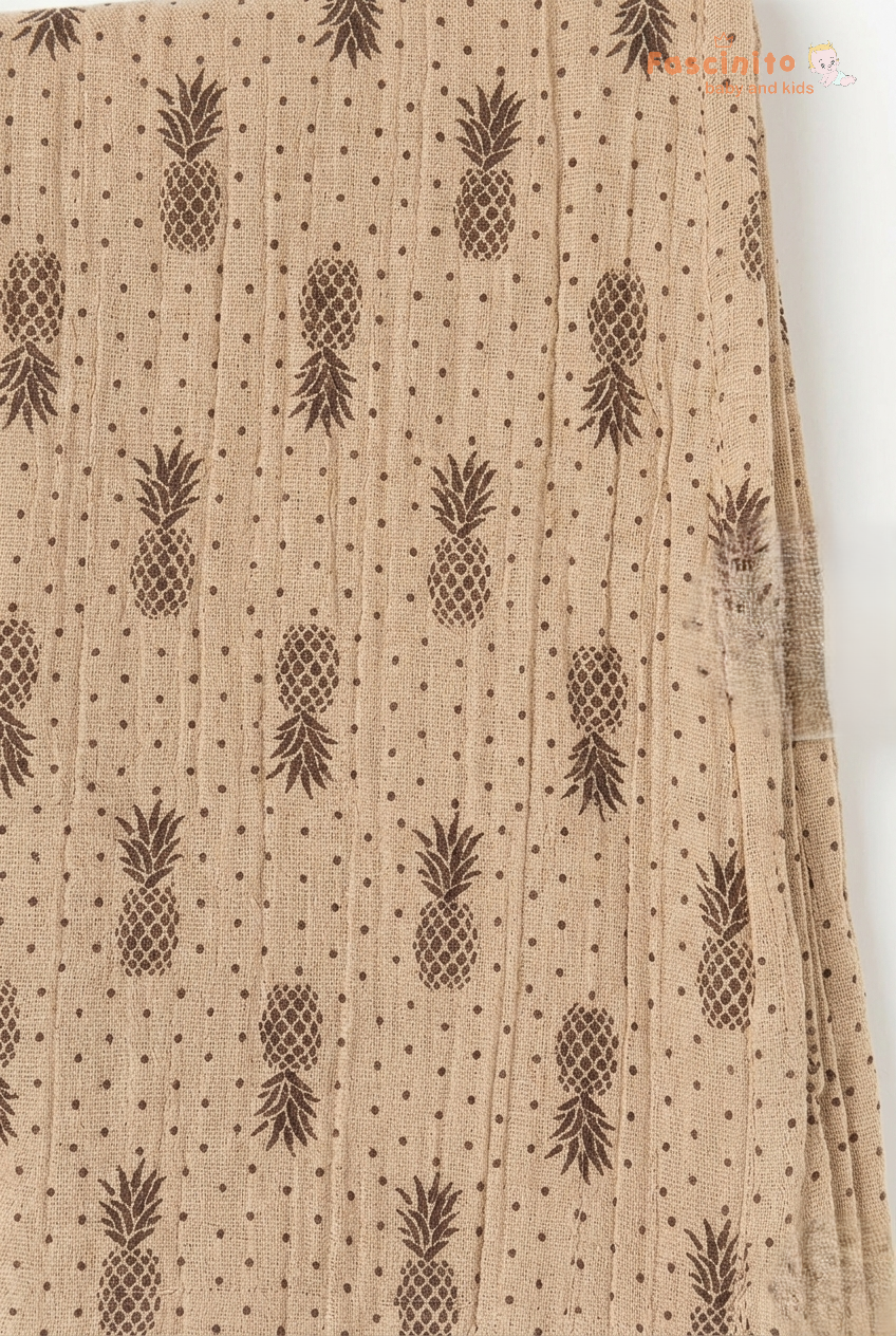 Muslin Towel Soft Cotton Baby Towel – Brown