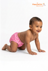 Adjustable Cloth Diaper Reusable Waterproof Baby Diaper – Pink
