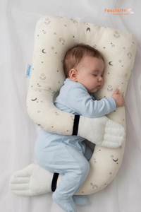 Baby Hug Pillow – U-Shaped Support Pillow with Head Support (White)