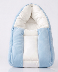 Baby Carrier Soft Velour Ergonomic Infant Carrier – Blue
