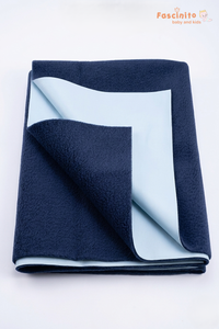 Baby Dry Sheet Small – Waterproof Reusable Mattress Protector - Navy Blue