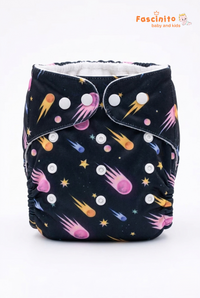 Adjustable Cloth Diaper Reusable Waterproof Baby Diaper - Space