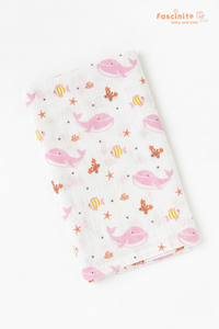 Muslin Towel Soft Cotton Baby Towel – White