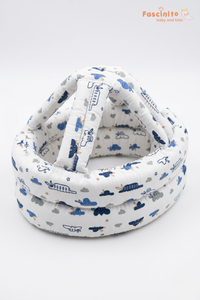 Baby Head Protector – Soft Anti-Fall Safety Pillow (White)