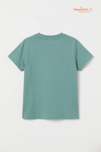 Unisex Cotton T-Shirt – Sage Green Casual Kids Tee