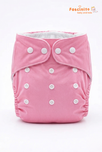 Adjustable Cloth Diaper Reusable Waterproof Baby Diaper – Pink