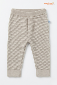 Baby Sweater Pants – Woolen Knit Winter Pants (Light Sandal)