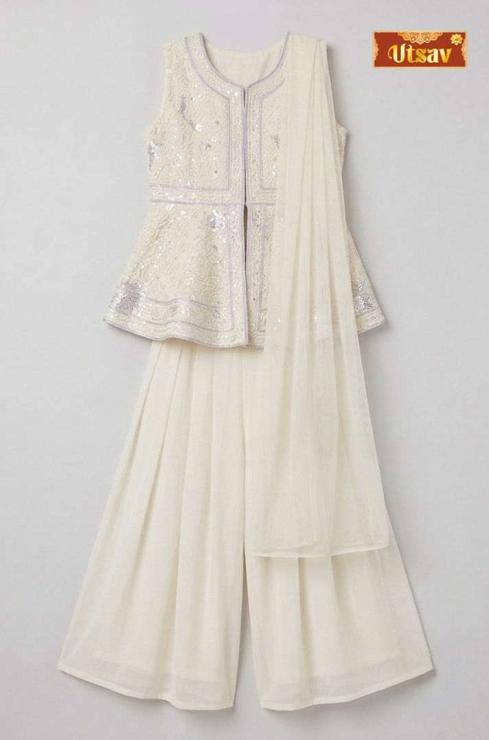 Ivory Chikankari