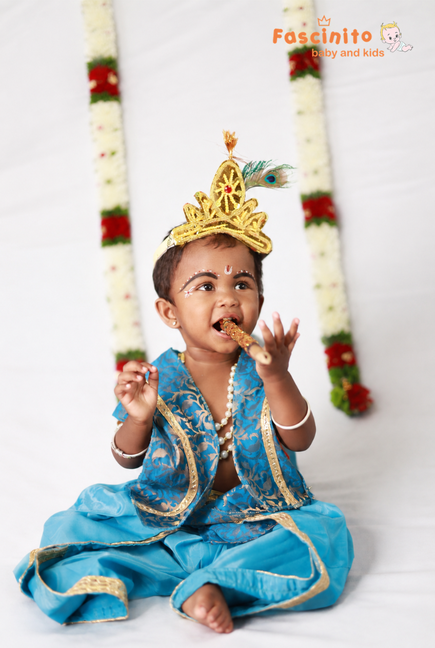 Krishna Dress - Sky Blue