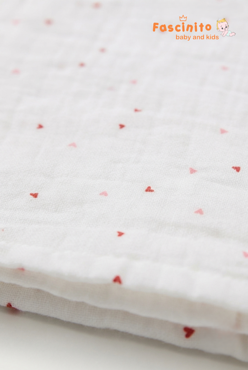 Little Love Bath Towel - White