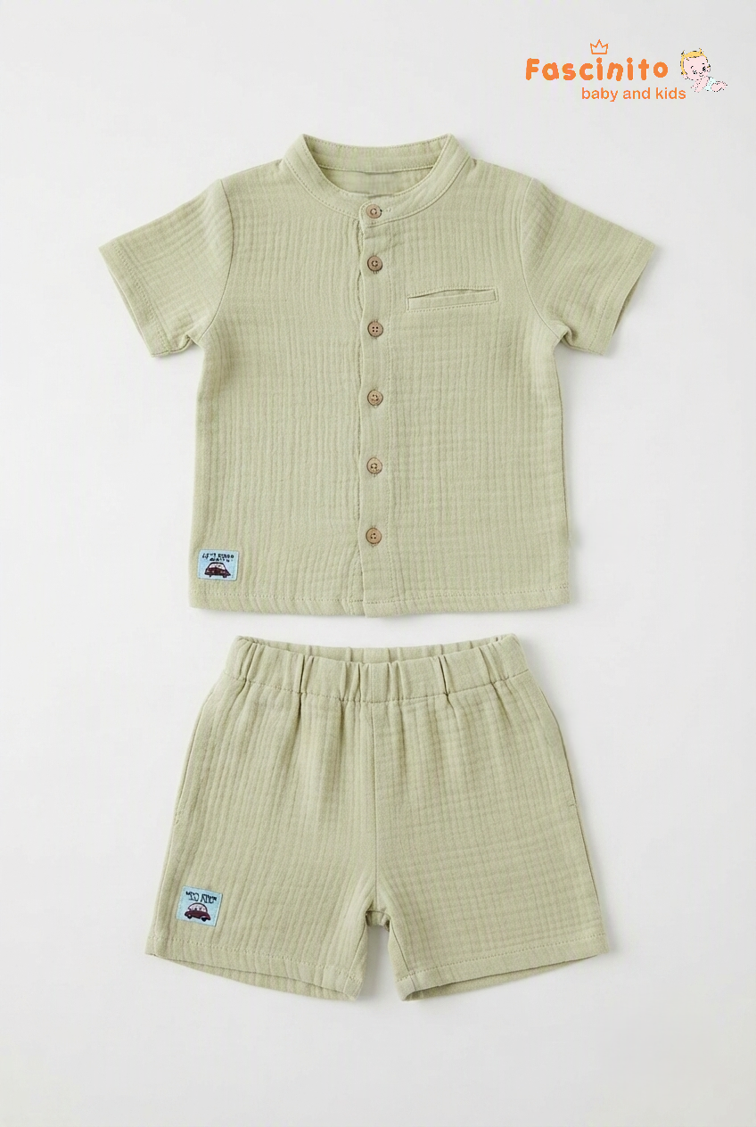 Minty Meadow Co-ord Set - Sea Green
