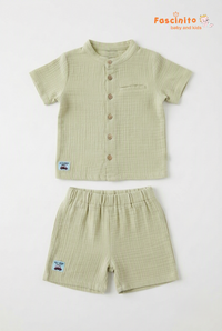 Minty Meadow Co-ord Set - Sea Green