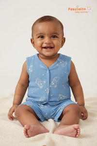 Muslin Koala Jhabla Set