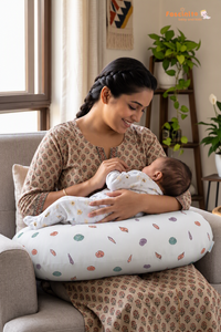 Ocean Whisper Nursing Pillow - White
