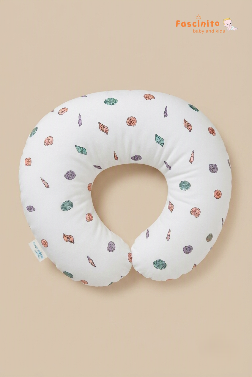 Ocean Whisper Nursing Pillow - White