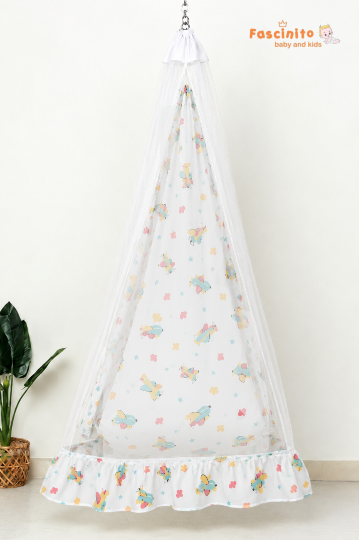 Organic Cotton Airplane Cradle Net