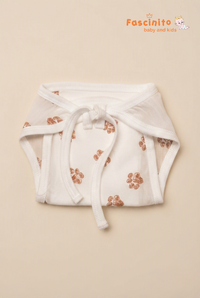 Paw Jhabla And Langot Set - White
