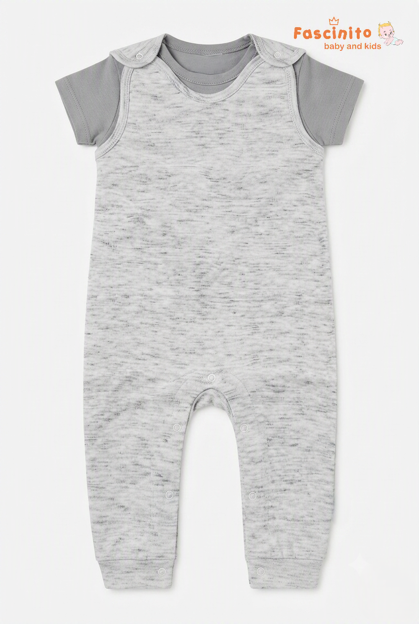 Romper - Neutral Grey