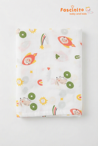 Spacy Dream Bath Towel - White