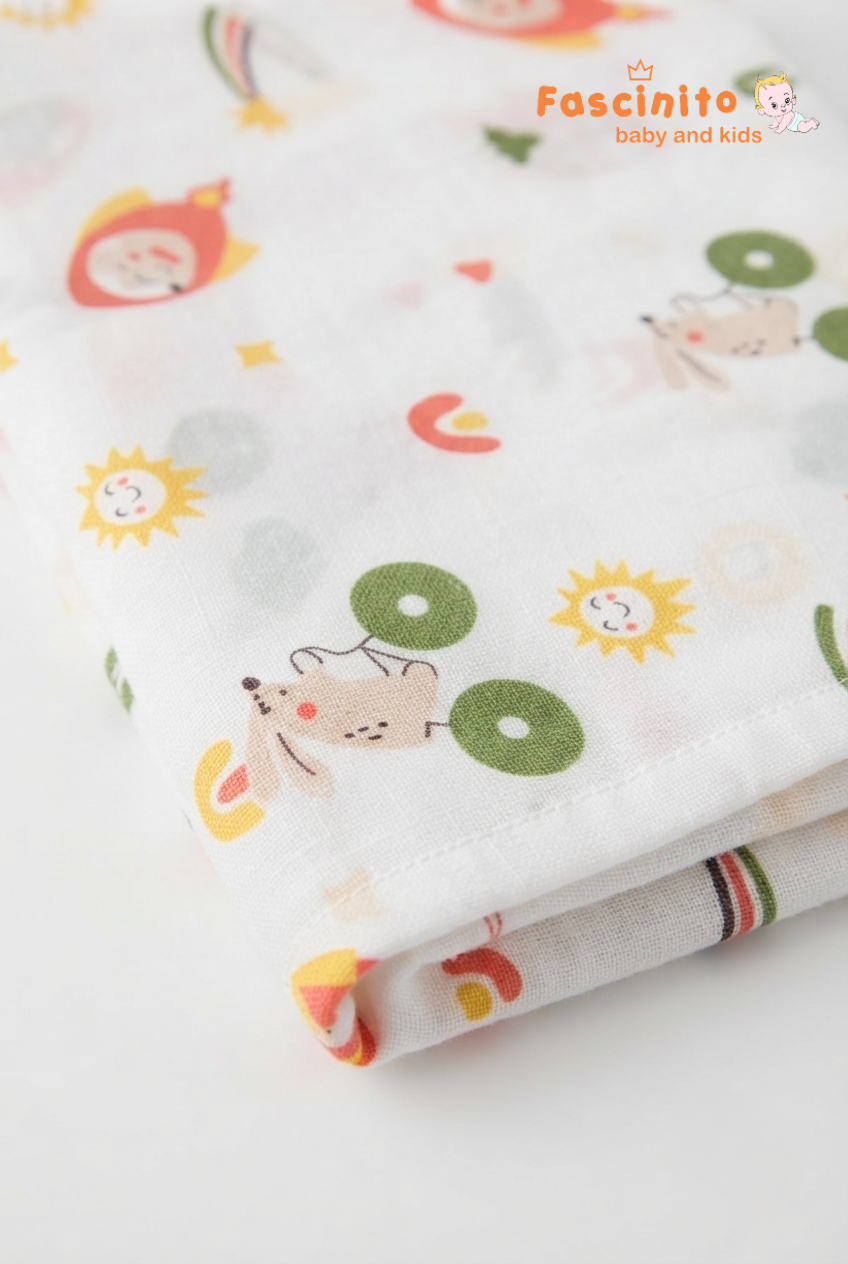 Spacy Dream Bath Towel - White