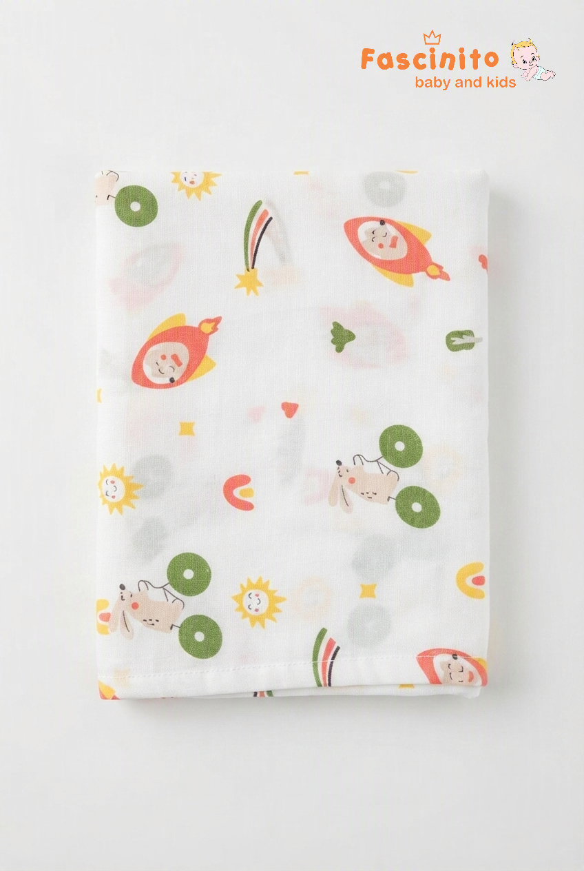 Spacy Dream Swaddle - White